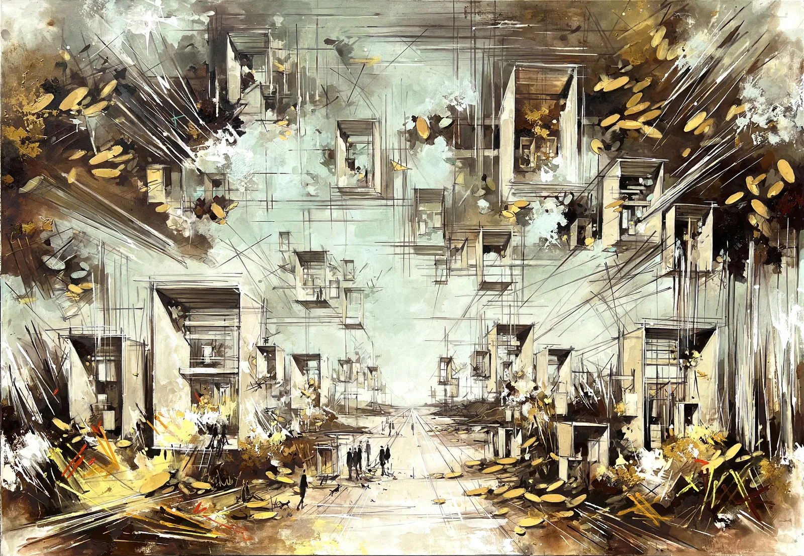 
              Study of space No.11, 2023, oil on canvas, © Inna Artemova              