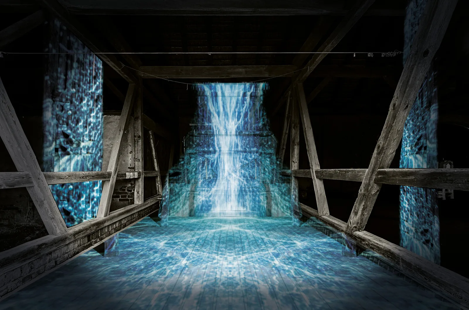 
              Rhythm and Flow, Still 1/Wasserfall, 2026, © Simono              