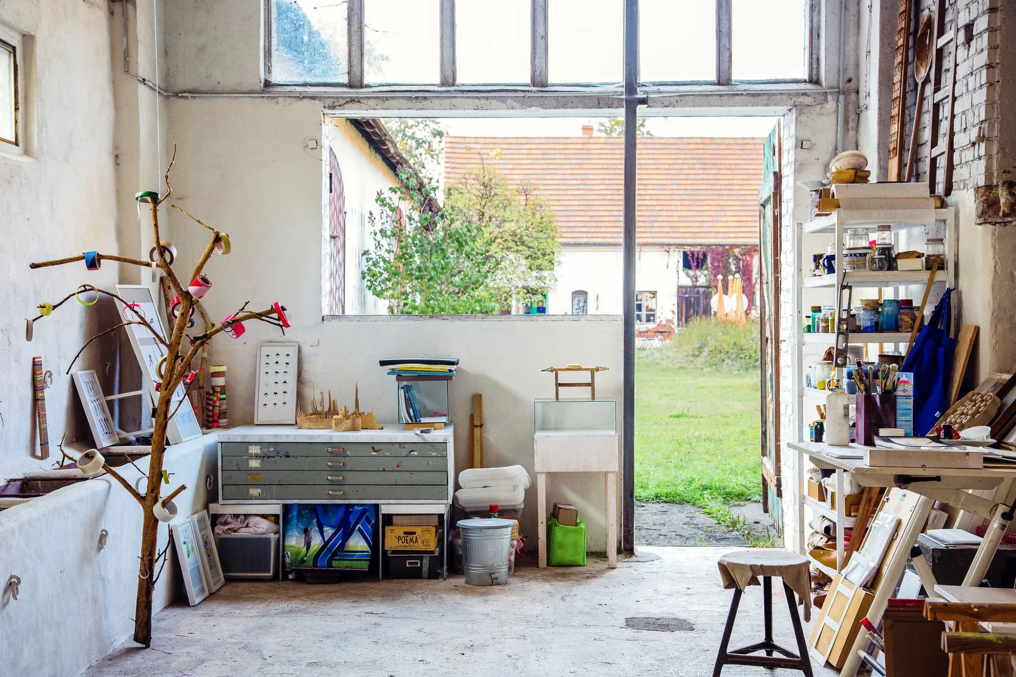 
              Atelier für Gäste, Atelierhof Werenzhain              